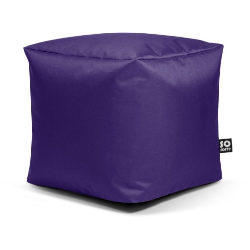 Fotoliu puf pentru copii mov Cube M – So Soft?