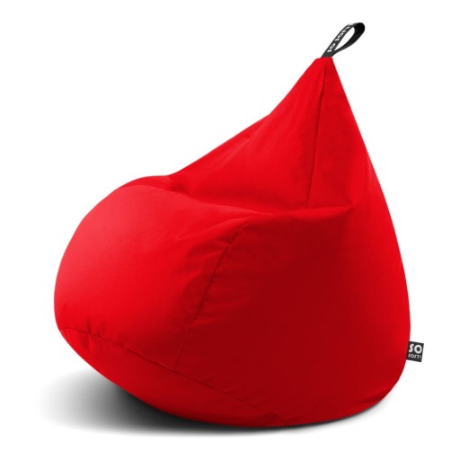 Fotoliu bean bag roșu Drop XL – So Soft?