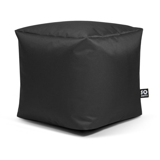 Fotoliu puf pentru copii gri Cube M – So Soft?