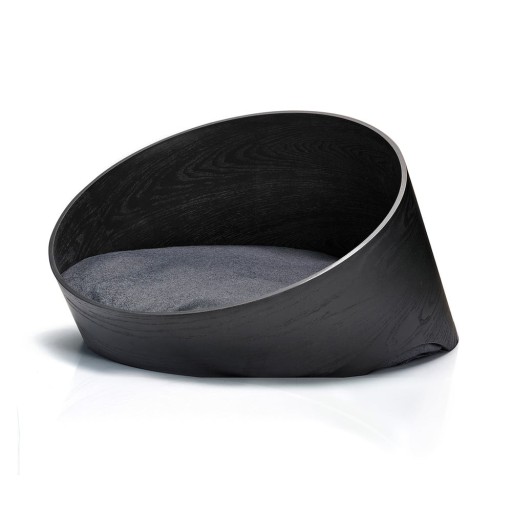 Pat pentru animale de companie negru 75x60 cm Covo Ash Black/Anthracite S – MiaCara