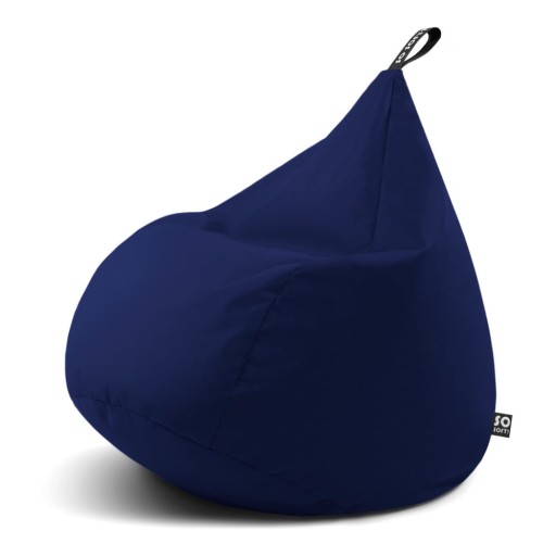 Fotoliu bean bag albastru închis Drop XL – So Soft?