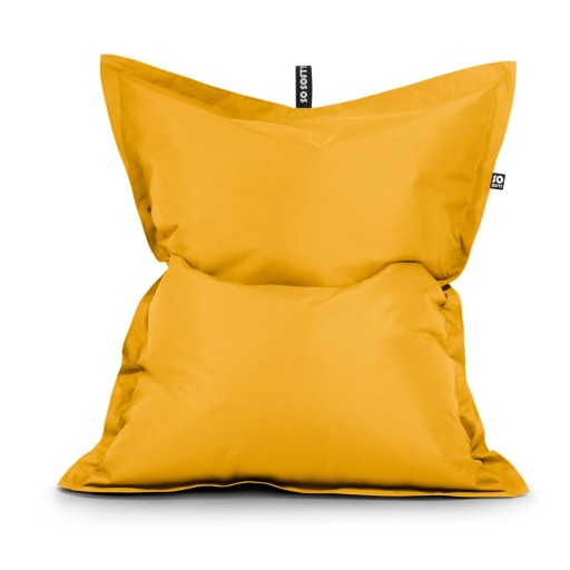 Fotoliu puf pentru copii galben Pad M – So Soft?
