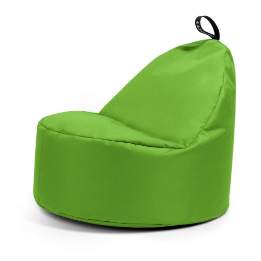 Fotoliu puf pentru copii verde Round M – So Soft?