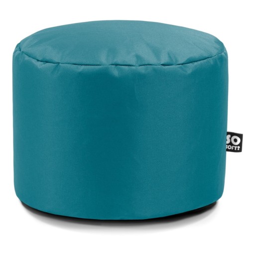 Fotoliu puf pentru copii turcoaz Dot M – So Soft?