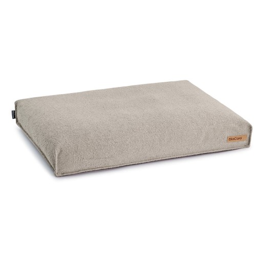 Saltea maro deschis pentru câini din material bouclé 80x60 cm Mondo Cappuccino S – MiaCara