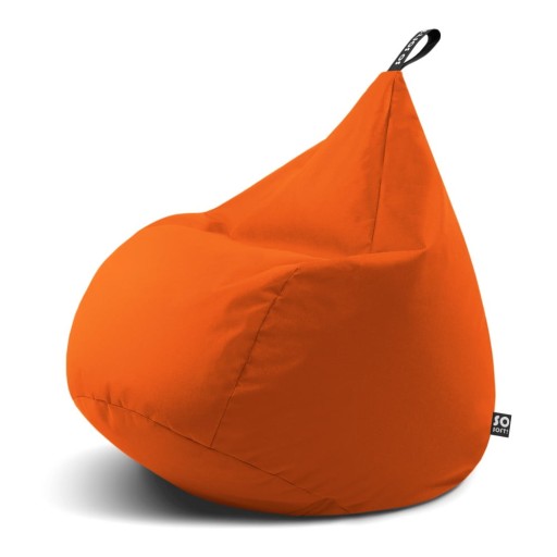 Fotoliu bean bag portocaliu Drop L – So Soft?