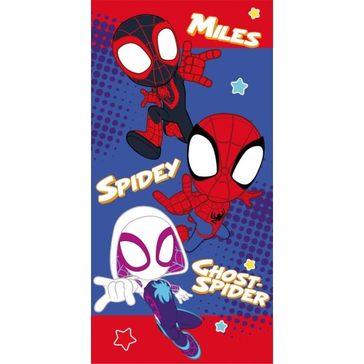 Prosop pentru copii roșu-albastru din bumbac 70x140 cm Spidey – Jerry Fabrics