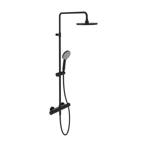 Coloana de dus Villeroy & Boch Universal Showers Shower cu baterie termostatata  negru mat