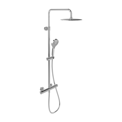 Coloana de dus Villeroy & Boch Verve cu baterie termostatata  crom