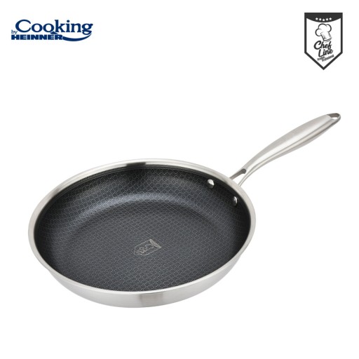 Tigaie, Titanium3, Cooking by Heinner, 24x4.5 cm, inox, argintiu