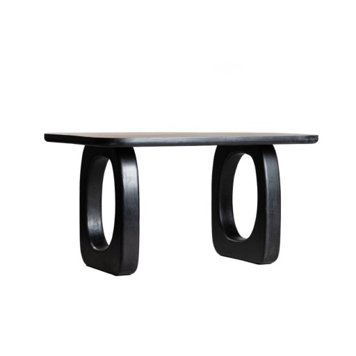 Masa Astir, Homla, 140x100x76 cm, lemn, negru