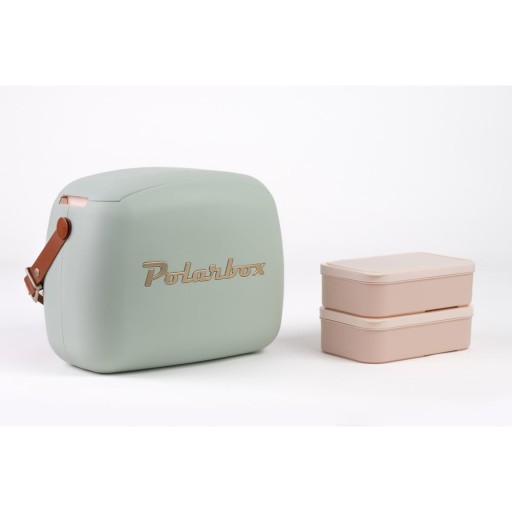 Cutie termoizolantă verde prăfuit 6 l Classic Gold – Polarbox