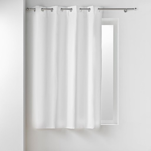 Draperie albă termoizolantă, antifonică din microfibră 135x180 cm Micropolar – douceur d'intérieur