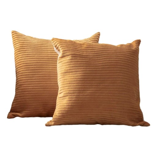 Fețe de pernă 2 buc. din catifea reiată 43x43 cm – Mioli Decor