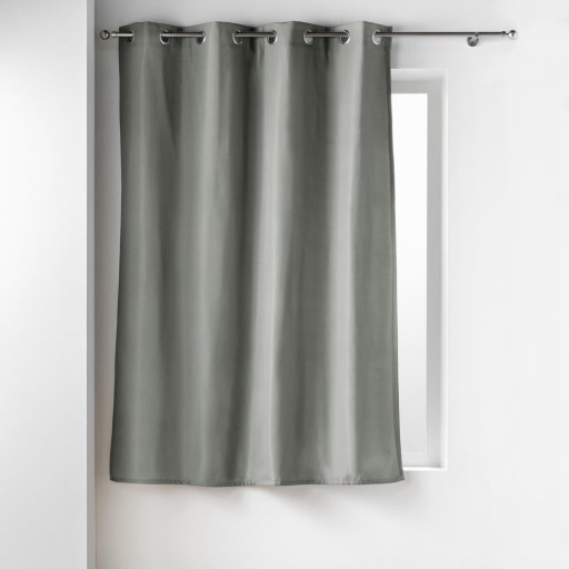 Draperie gri termoizolantă, antifonică din microfibră 135x180 cm Micropolar – douceur d'intérieur