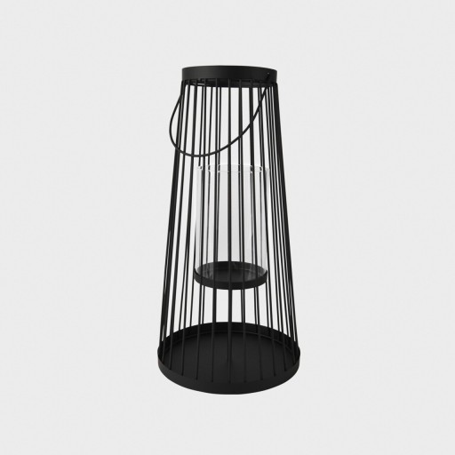 Felinar Verano, Homla, 20x40 cm, metal, negru