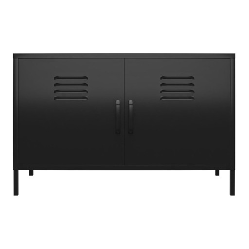 Dulap negru din metal 100x64x40 cm Mission District – Støraa