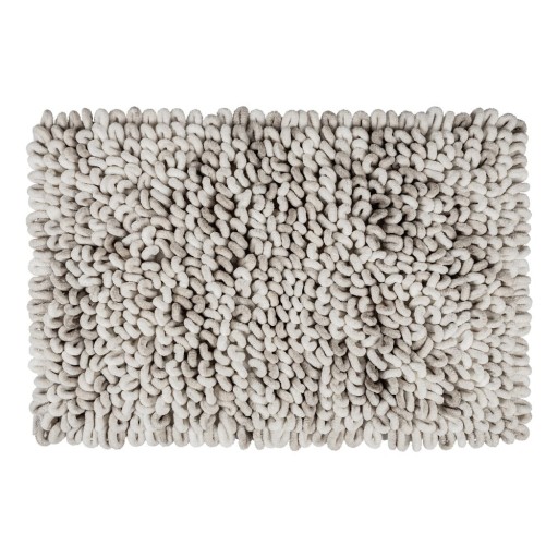 Covoraș de baie grej din material textil 60x90 cm Lerici – Wenko