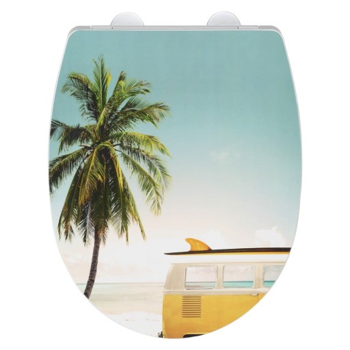 Capac WC 36,5 x 45 cm Easy-Close (cu închidere automată) Corbara – Wenko