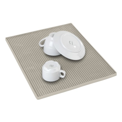 Scurgător de vase bej din cauciuc 40x30 cm Maxi – Wenko