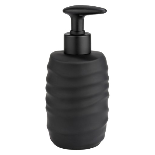 Dozator de săpun lichid negru din ceramică 400 ml Illana – Wenko