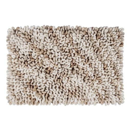 Covoraș de baie bej din material textil 60x90 cm Lerici – Wenko