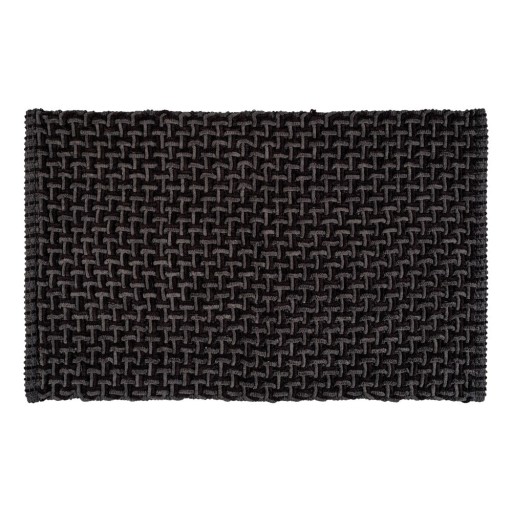 Covoraș de baie gri antracit din material textil 50x80 cm Ecoli – Wenko