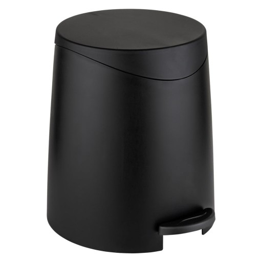 Coș de gunoi negru cu pedală din plastic 3 l Portes – Allstar