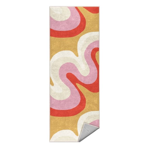 Covor tip traversă galben-roz lavabil 60x230 cm Raspberry Creamsicle – Mila Home