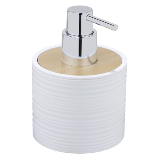 Dozator de săpun lichid alb din plastic 350 ml Lyon – Allstar