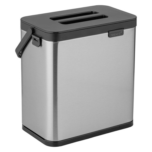 Recipient pentru deșeuri compostabile argintiu mat 3 l Colin – Wenko
