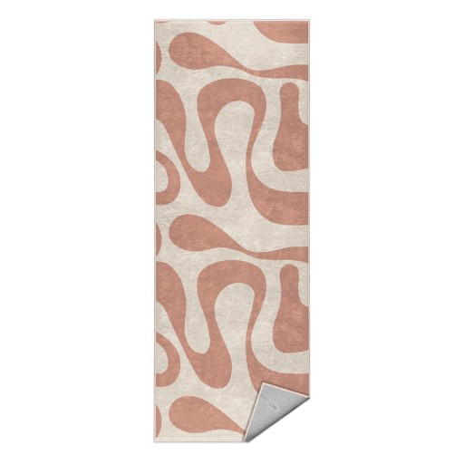 Covor tip traversă roz lavabil 60x230 cm Strawberry Latte – Mila Home
