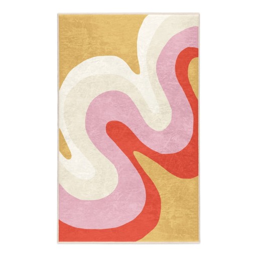 Covor galben-roz lavabil 160x230 cm Raspberry Creamsicle – Mila Home