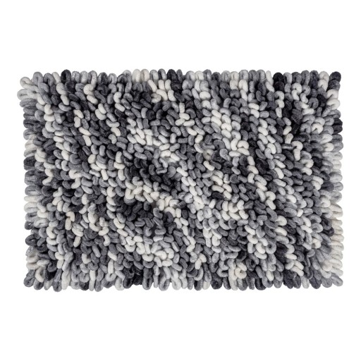 Covoraș de baie albastru prăfuit din material textil 60x90 cm Lerici – Wenko
