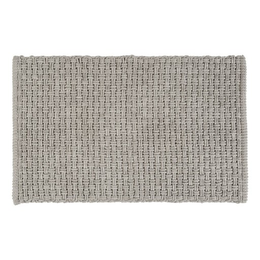 Covoraș de baie gri din material textil 50x80 cm Ecoli – Wenko