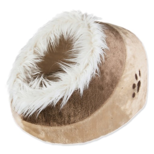Culcuș pentru animale, bej, pentru pisici, din pluș 35x26 cm Trixie Minou – Plaček Pet Products