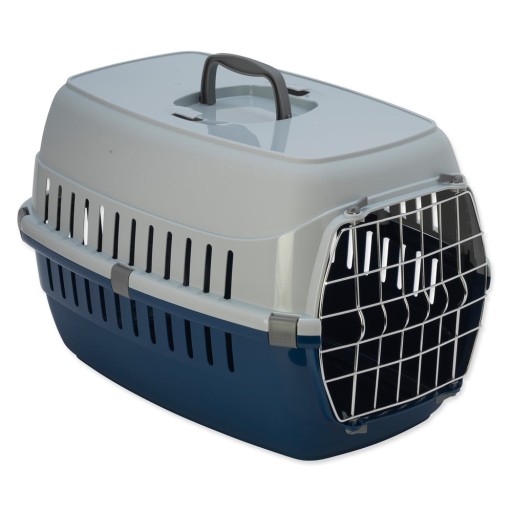 Cușcă / geantă pentru transport animale de companie albastră-gri 35x58 cm Dog Fantasy Carrier – Plaček Pet Products
