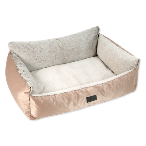 Pat pentru animale de companie auriu pentru câini 100x70 cm Dog Fantasy Lux Platinum – Plaček Pet Products