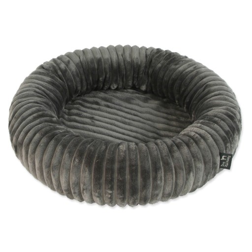 Pat pentru animale de companie gri închis pentru câini ø 60 cm Dog Fantasy Stripe – Plaček Pet Products