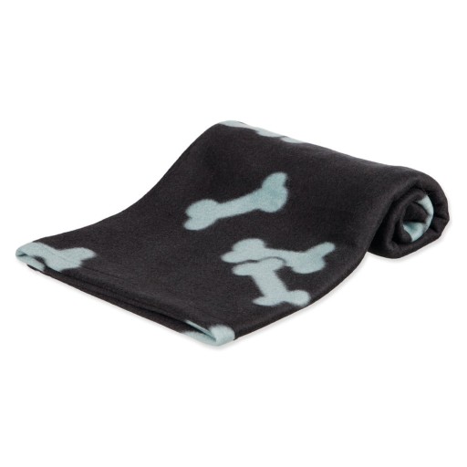 Pătură neagră pentru câini din polar/fleece 100x70 cm Trixie Barney – Plaček Pet Products