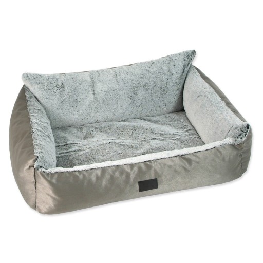 Pat pentru animale de companie argintiu pentru câini 100x70 cm Dog Fantasy Lux Platinum – Plaček Pet Products