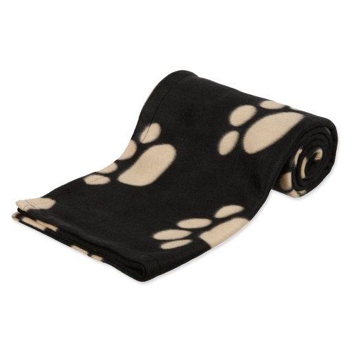 Pătură neagră pentru câini din polar/fleece 150x100 cm Trixie Barney – Plaček Pet Products