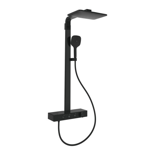 Coloana de dus Villeroy & Boch Infinity Showers cu baterie termostatata  negru mat