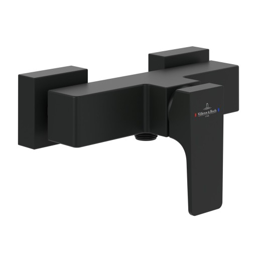 Baterie dus Villeroy & Boch Architectura Square negru mat