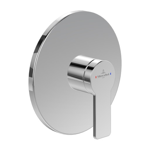 Baterie dus Villeroy & Boch Architectura cu montaj incastrat  necesita corp ingropat Vi-Box  crom