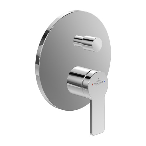 Baterie cada - dus Villeroy & Boch Architectura cu montaj incastrat  necesita corp ingropat Vi-Box  crom