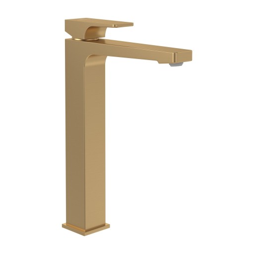 Baterie lavoar Villeroy & Boch Architectura Square pentru lavoar tip bol  ventil click-clack  auriu periat