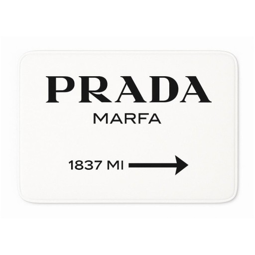 Covoraș de baie alb din catifea 60x100 cm Prada – Mila Home