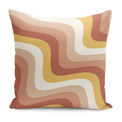 Față de pernă 43x43 cm Creamy Strawberry Swirl – Mila Home
