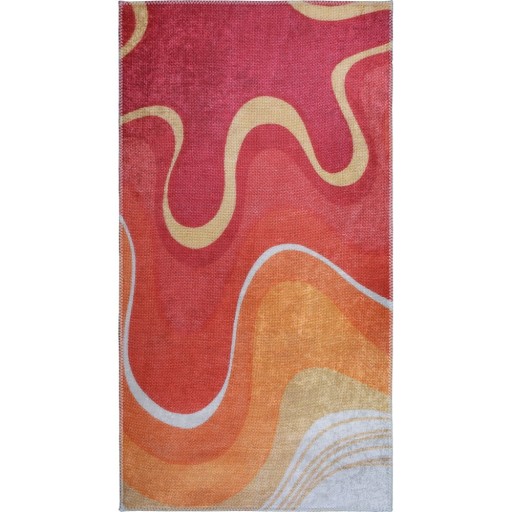 Covor roșu-portocaliu lavabil 60x100 cm Colors of Joy – Vitaus